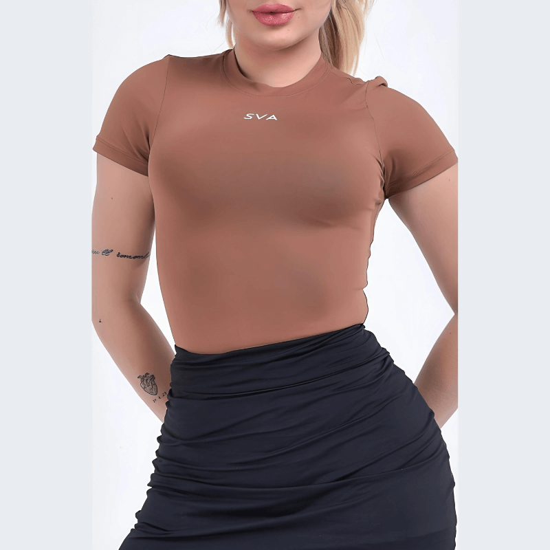 Blusa Cris Chocolate